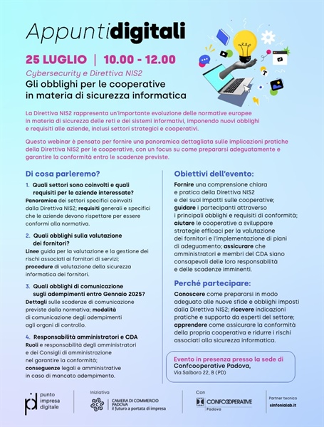 CYBERSECURITY CON APPUNTI DIGITALI